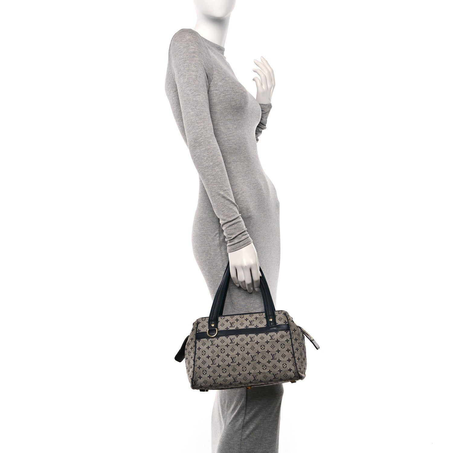 Louis Vuitton Mini Monogram Josephine PM Blue 2 of 13