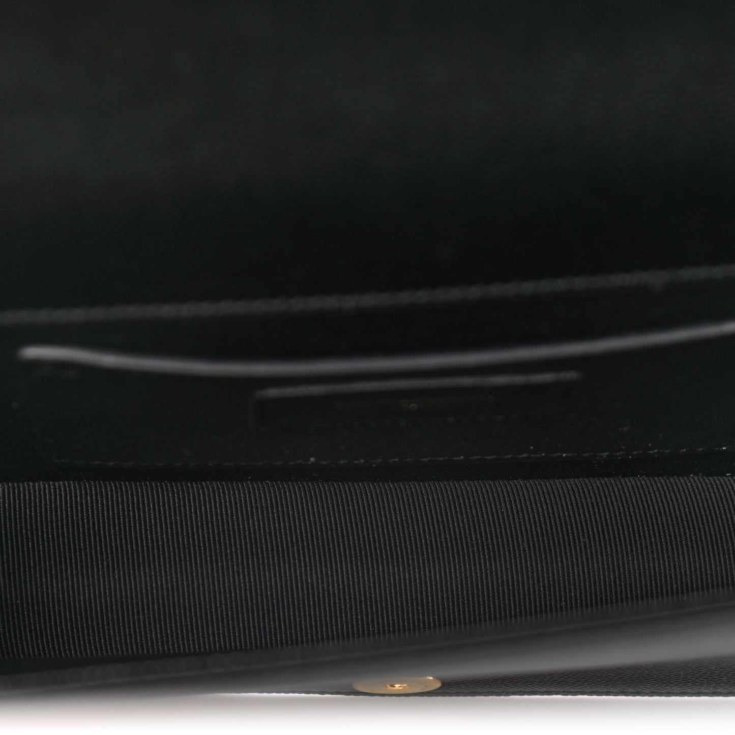 Grain De Poudre Classic Monogram Kate Clutch Black