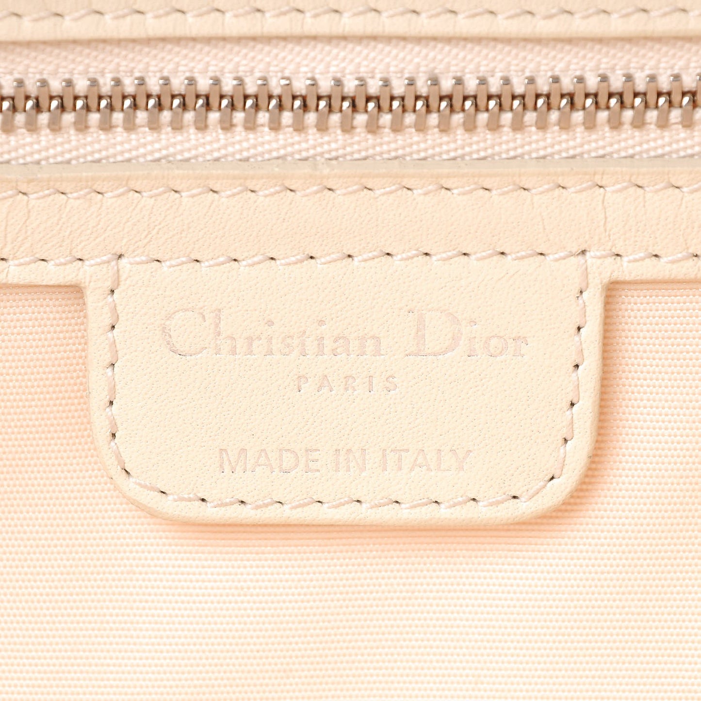 Coated Canvas Cannage Small Panarea Tote White