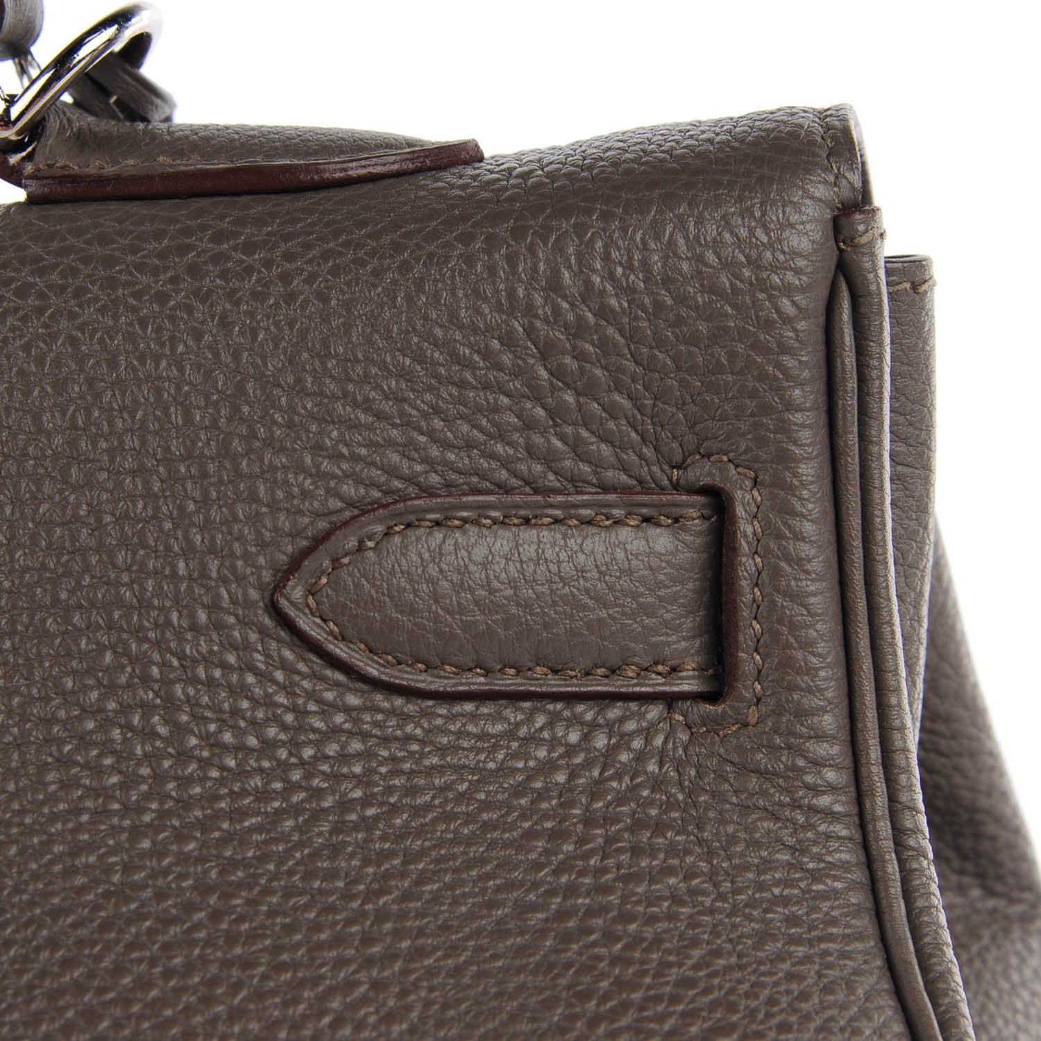 Hermes Togo Kelly Retourne 35 Etain 9 of 27