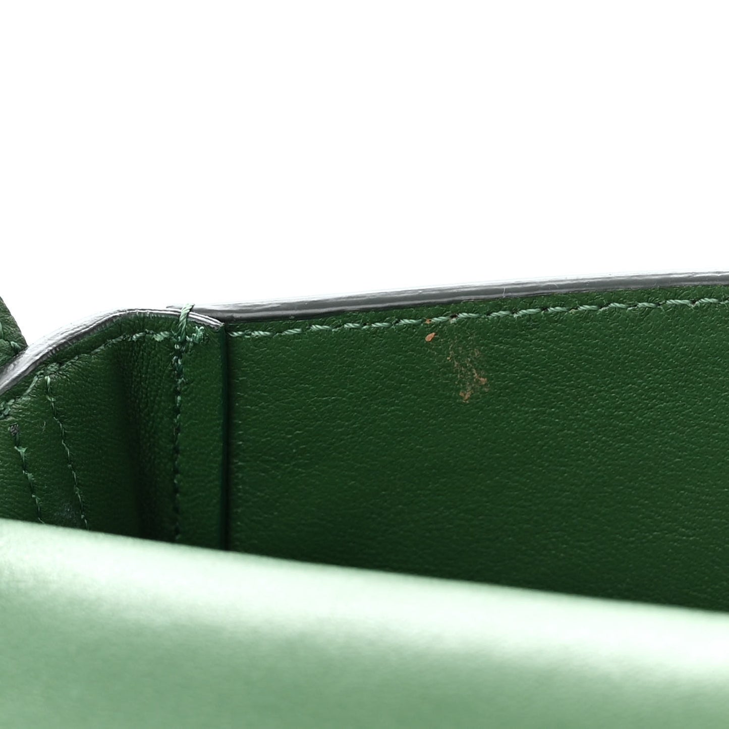 Grained Calfskin Small Trotteur Light Forest