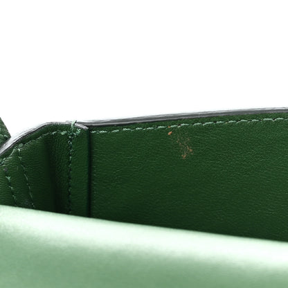 Celine Grained Calfskin Small Trotteur Light Forest 11 of 18