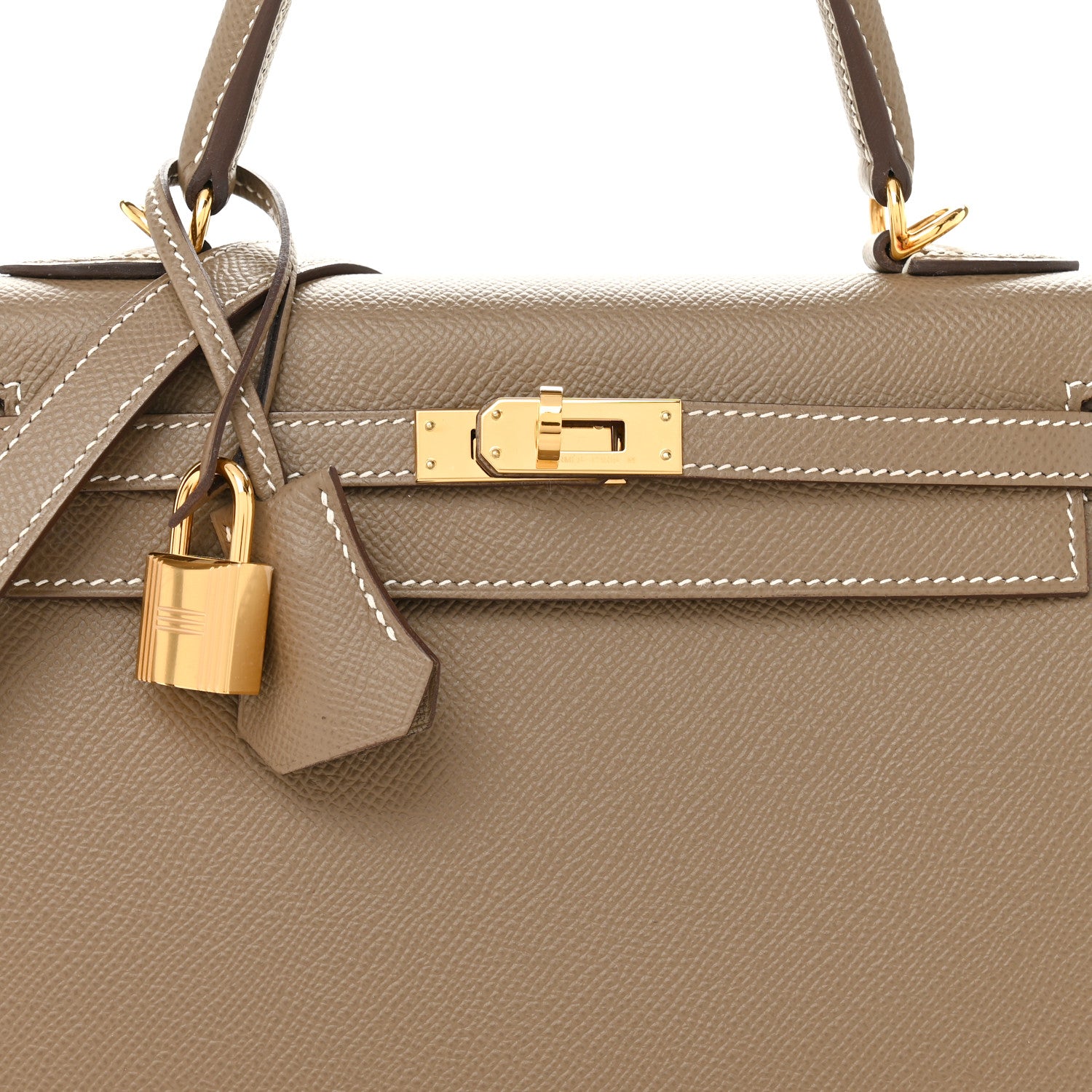 Hermes Epsom Kelly Sellier 25 Etoupe 8 of 13