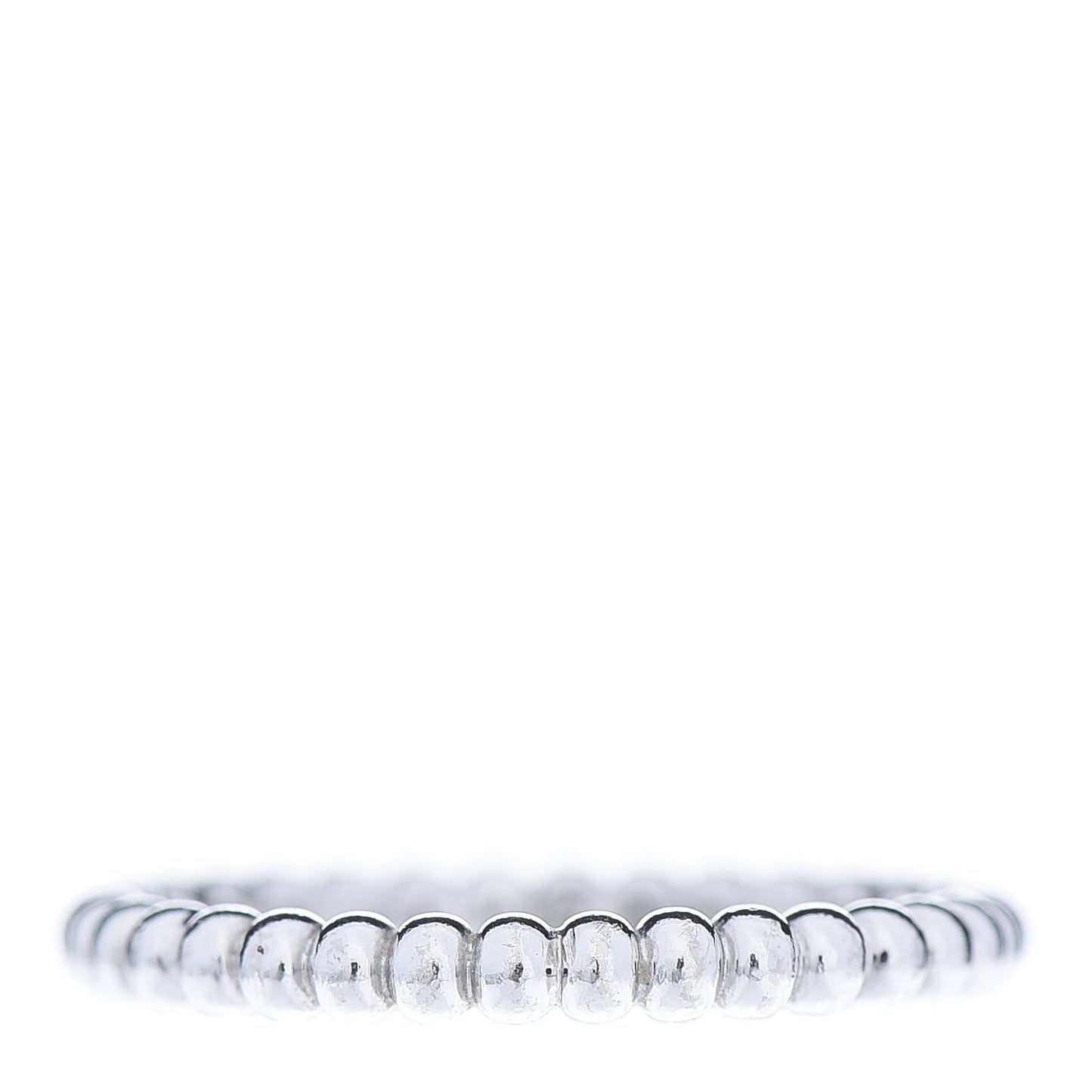 18K White Gold Small Perlee Ring 48 4.5