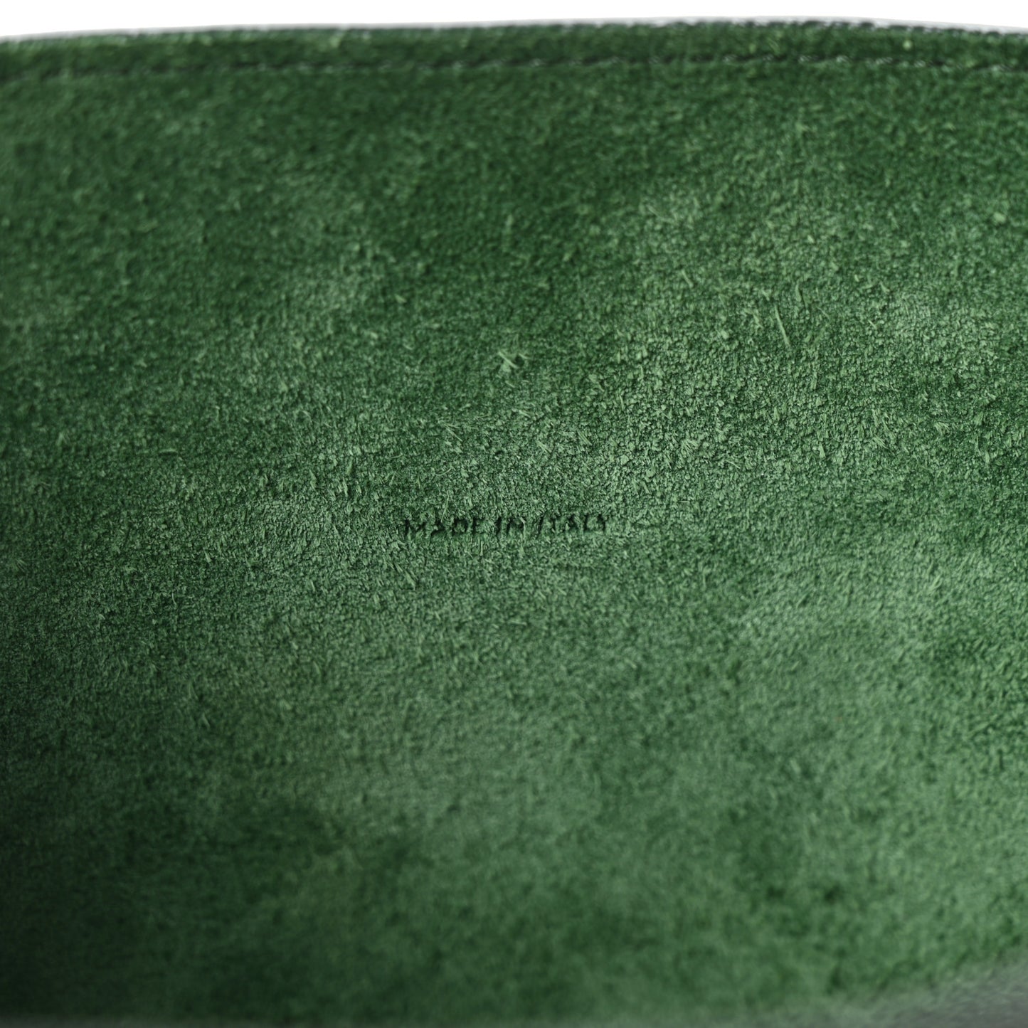 Smooth Calfskin Nano Big Bag Bucket  Forest