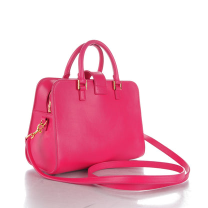 Saint Laurent Calfskin Monogram Baby Cabas Fuchsia 3 of 6