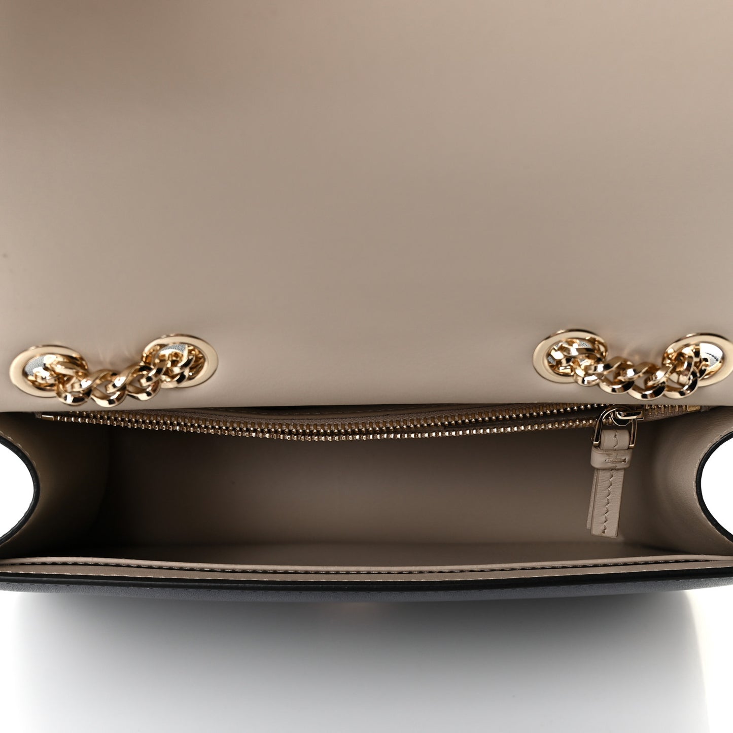 Smooth Calfskin Vara Bow Chain Flap Crossbody Blue