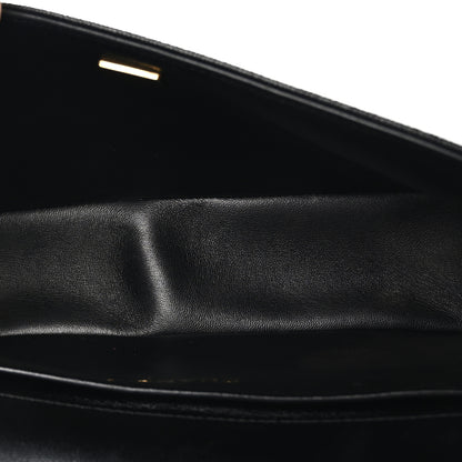 Chanel Caviar Chevron Quilted Medium Boy Flap Black 5 of 10