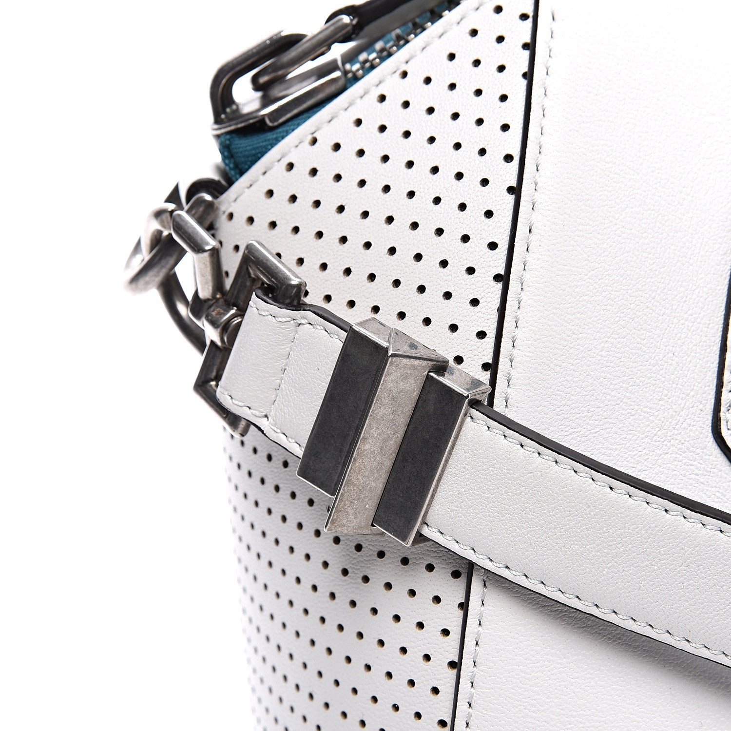 Givenchy Lambskin Perforated Small Antigona White 9 of 10