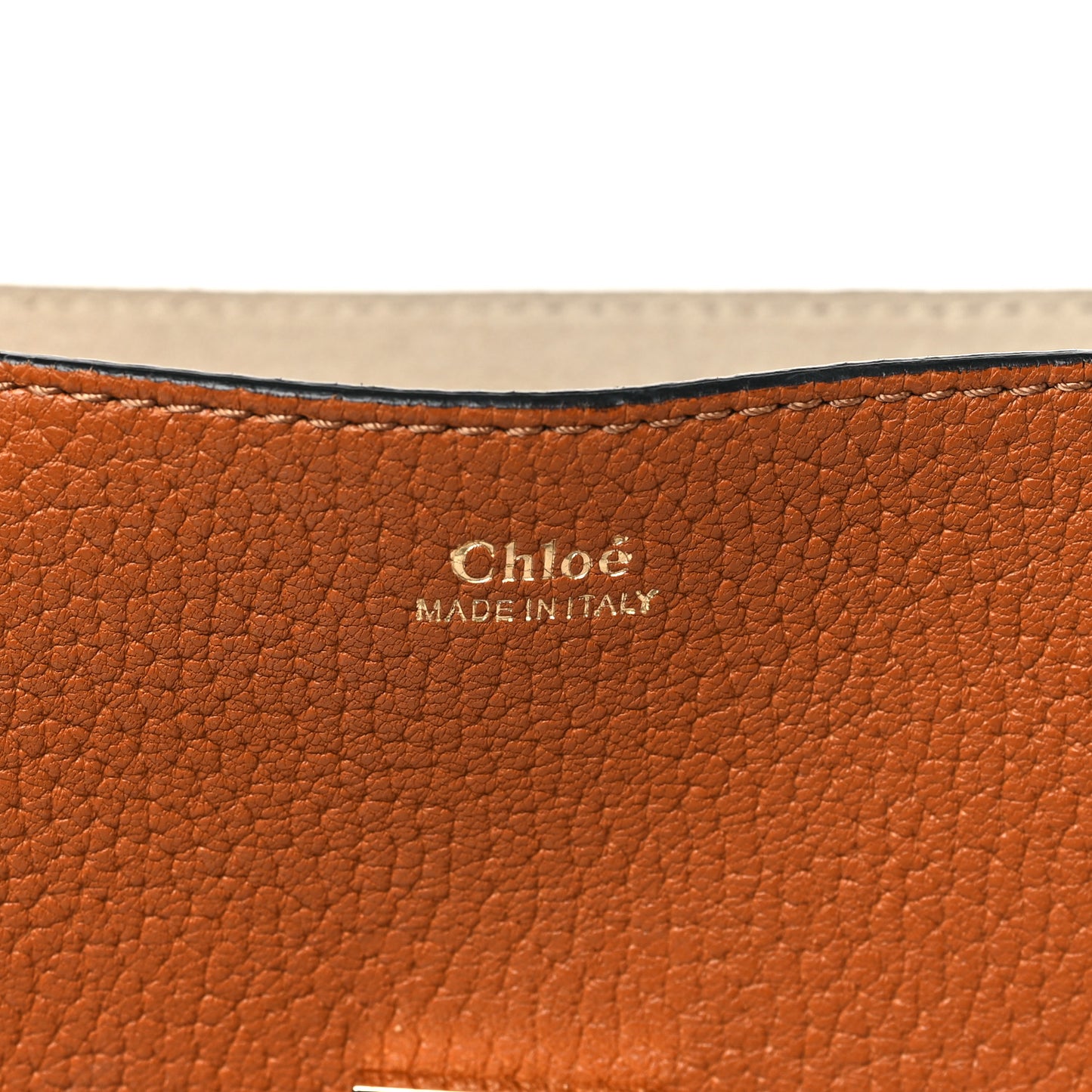 Grained Lambskin Mini Drew Shoulder Bag Caramel