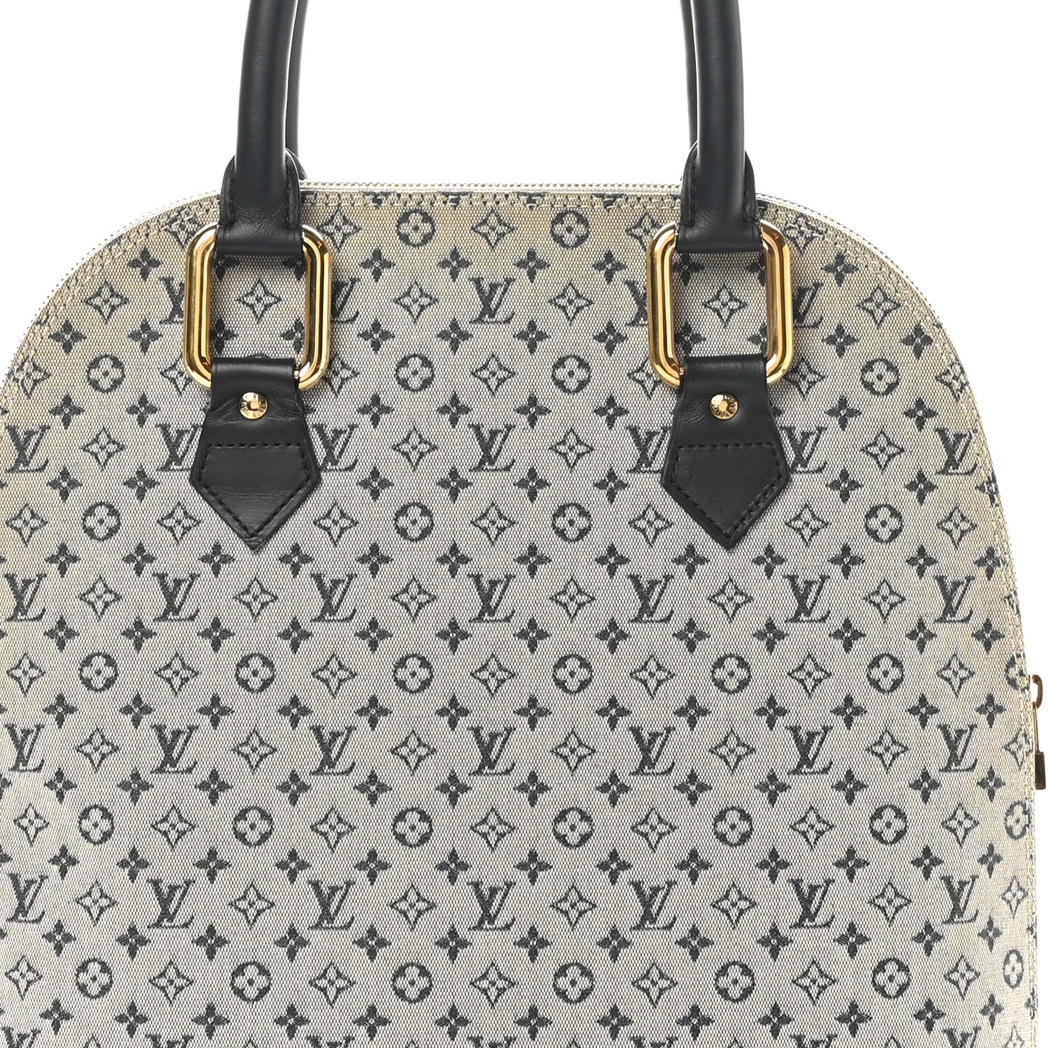 Louis Vuitton Mini Monogram Alma Haut Tote Blue 7 of 11