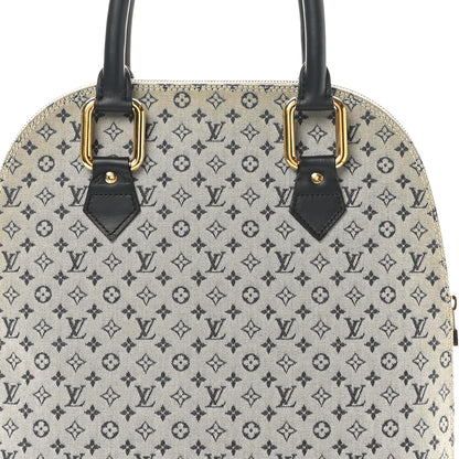 Louis Vuitton Mini Monogram Alma Haut Tote Blue 7 of 11