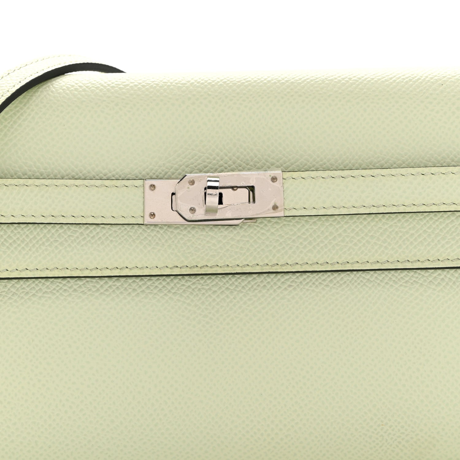 Hermes Epsom Kelly Wallet To Go Vert Fizz 8 of 11