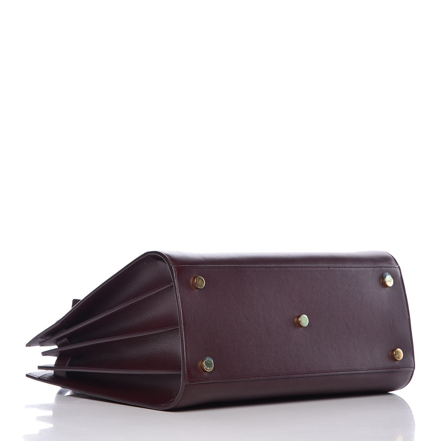 Saint Laurent Calfskin Small Sac De Jour Amarena 4 of 9