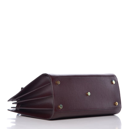 Saint Laurent Calfskin Small Sac De Jour Amarena 4 of 9