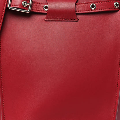 Celine Supple Grained Calfskin Big Bag Bucket Red 8 of 10