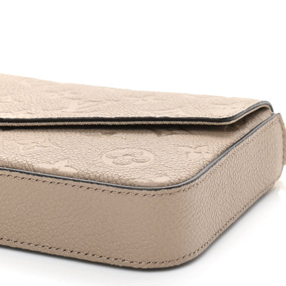 Louis Vuitton Empreinte Pochette Felicie Chain Wallet Tourterelle 10 of 10