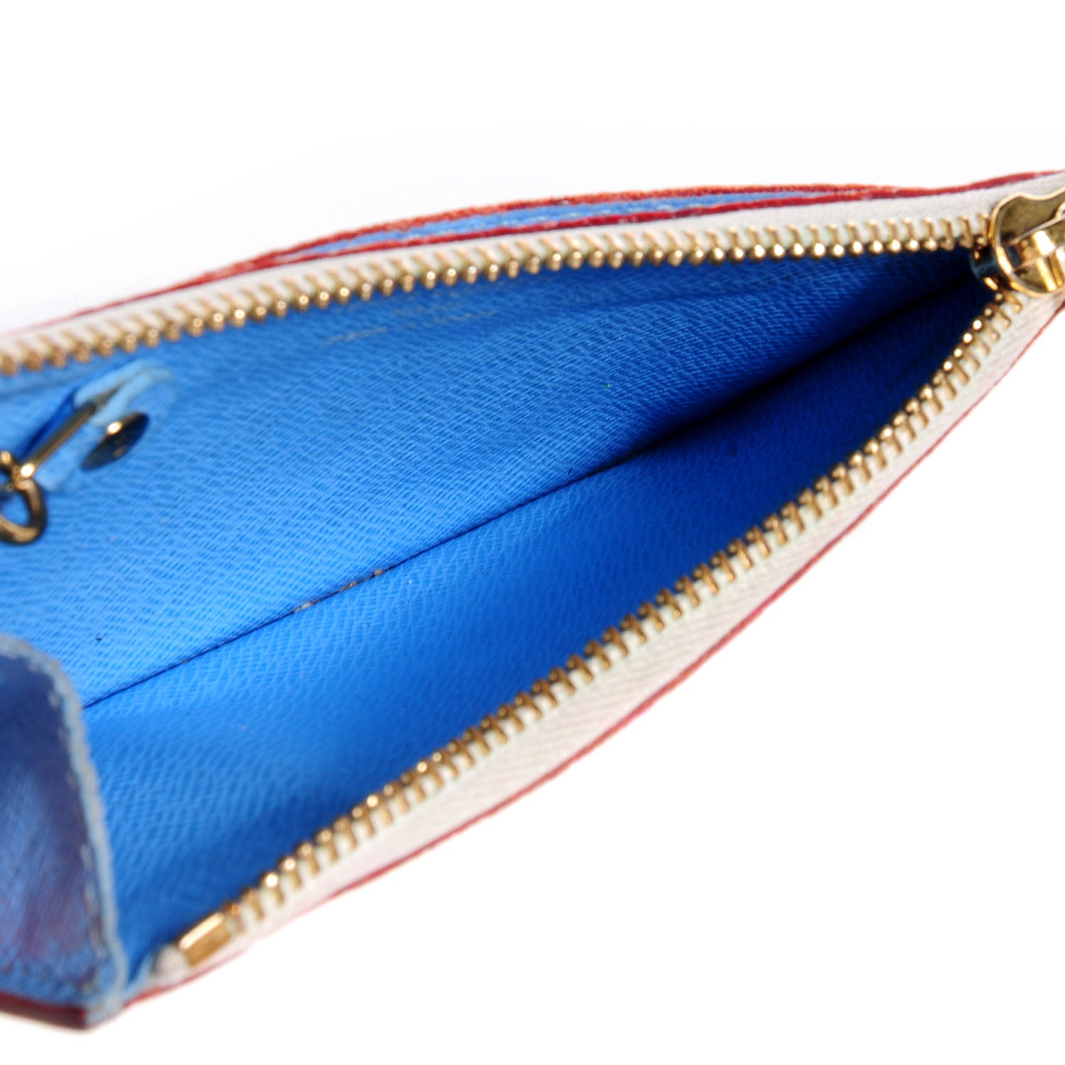 Louis Vuitton Monogram Multicolor Key Pouch White 5 of 7