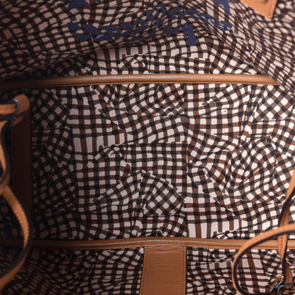 MCM Visetos Medium Liz Reversible Shopper Tote Cognac 9 of 18