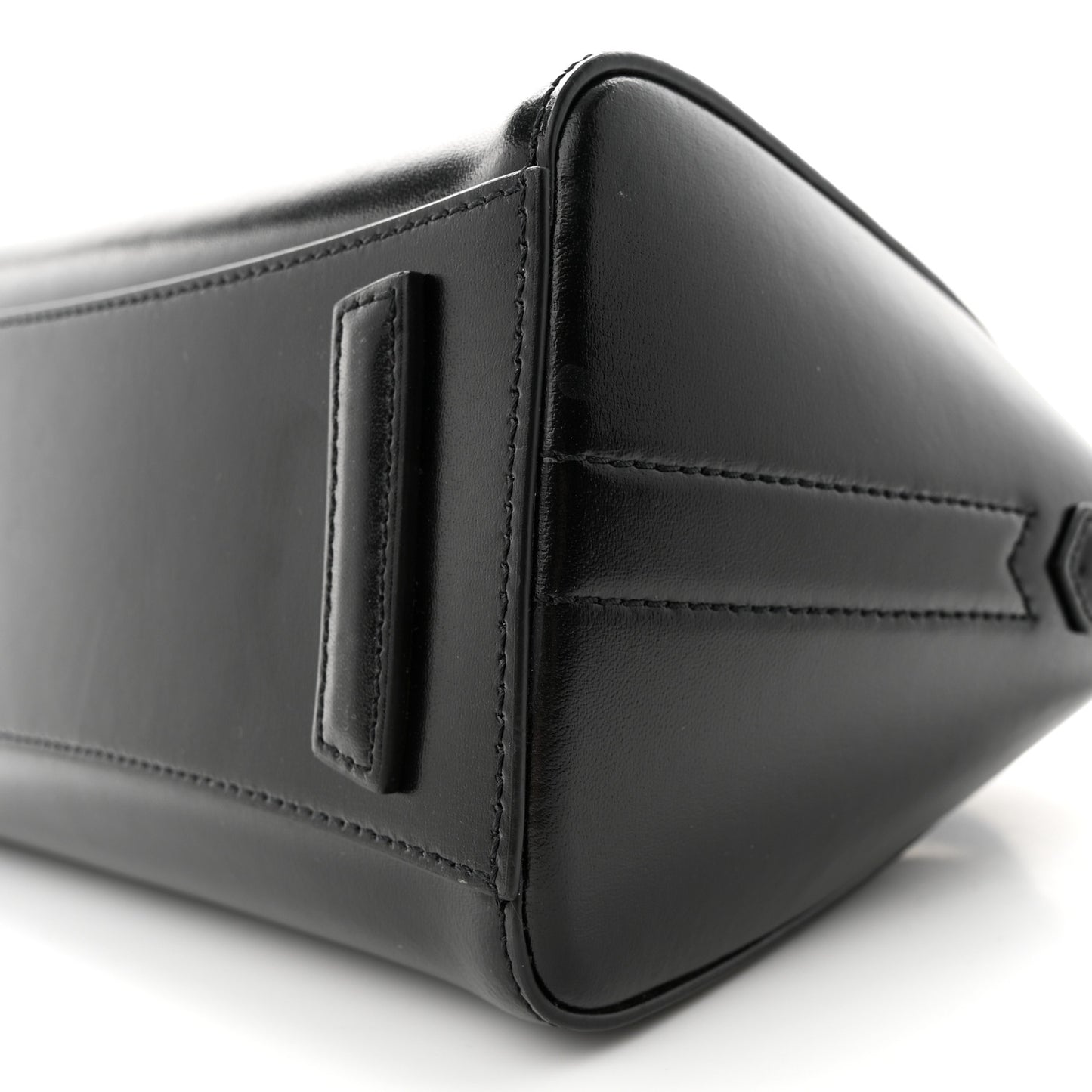 Shiny Lord Calfskin Mini Antigona Black