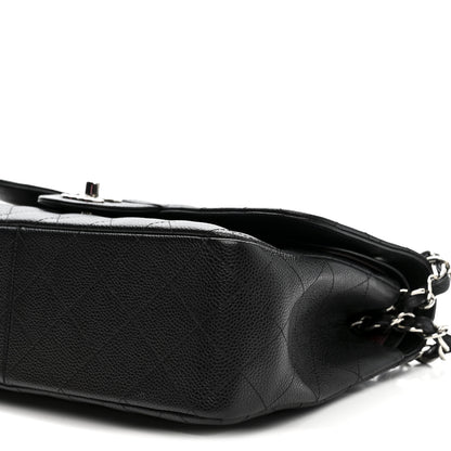 Chanel Caviar Quilted Jumbo Double Flap Black 10 of 10