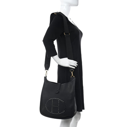 Hermes Togo Evelyne II GM Black 2 of 11