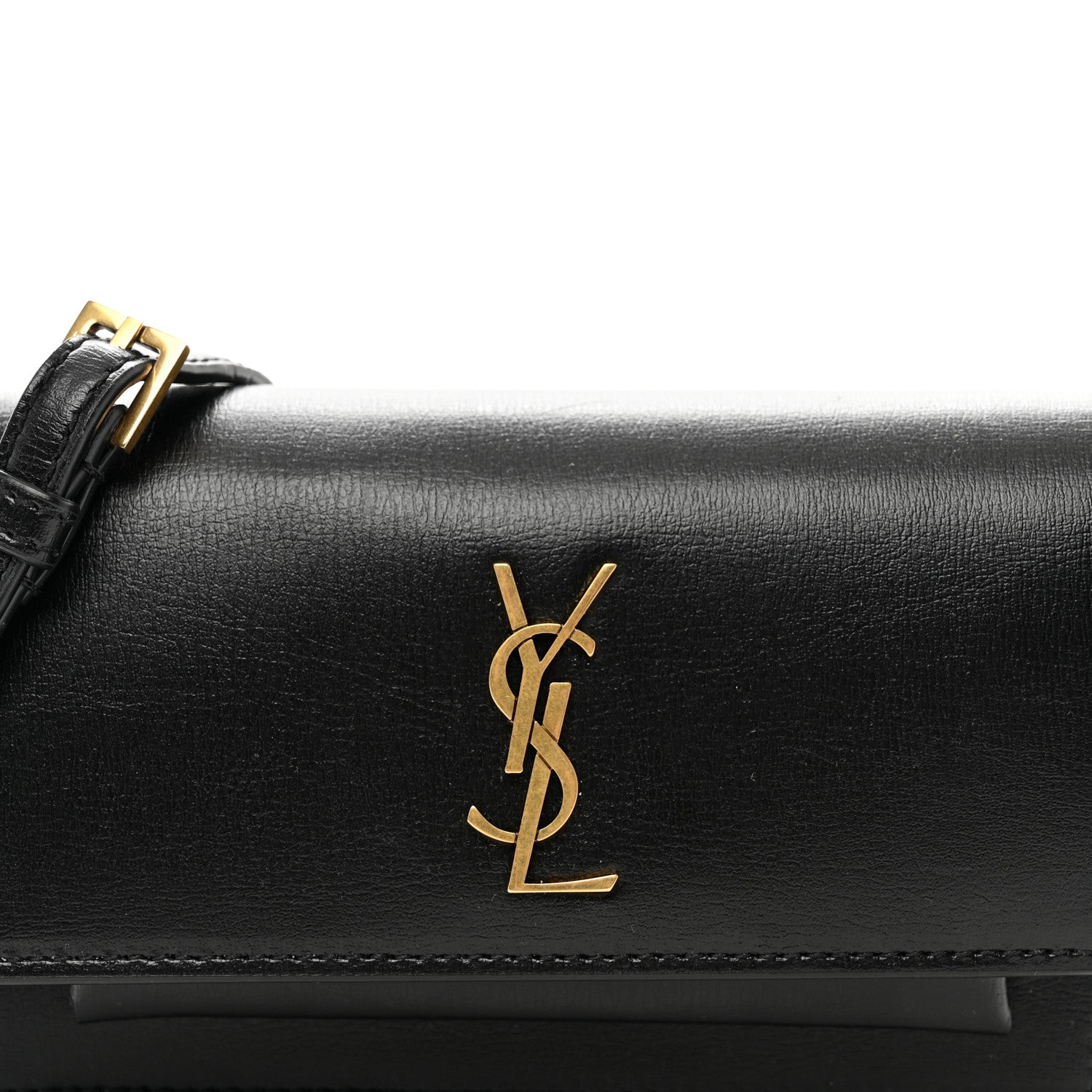 Saint Laurent Smooth Calfskin Sunset Baby Belt Bag Black 5 of 9
