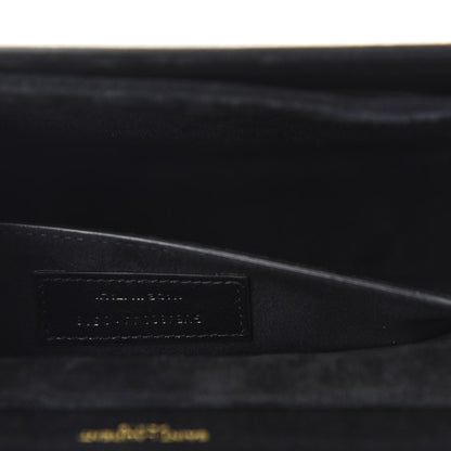 Saint Laurent Smooth Calfskin Suede Medium Bellechasse Black Grey 10 of 11