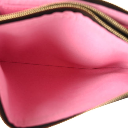Louis Vuitton Monogram 2019 Christmas Animation Double Zip Pochette 6 of 11