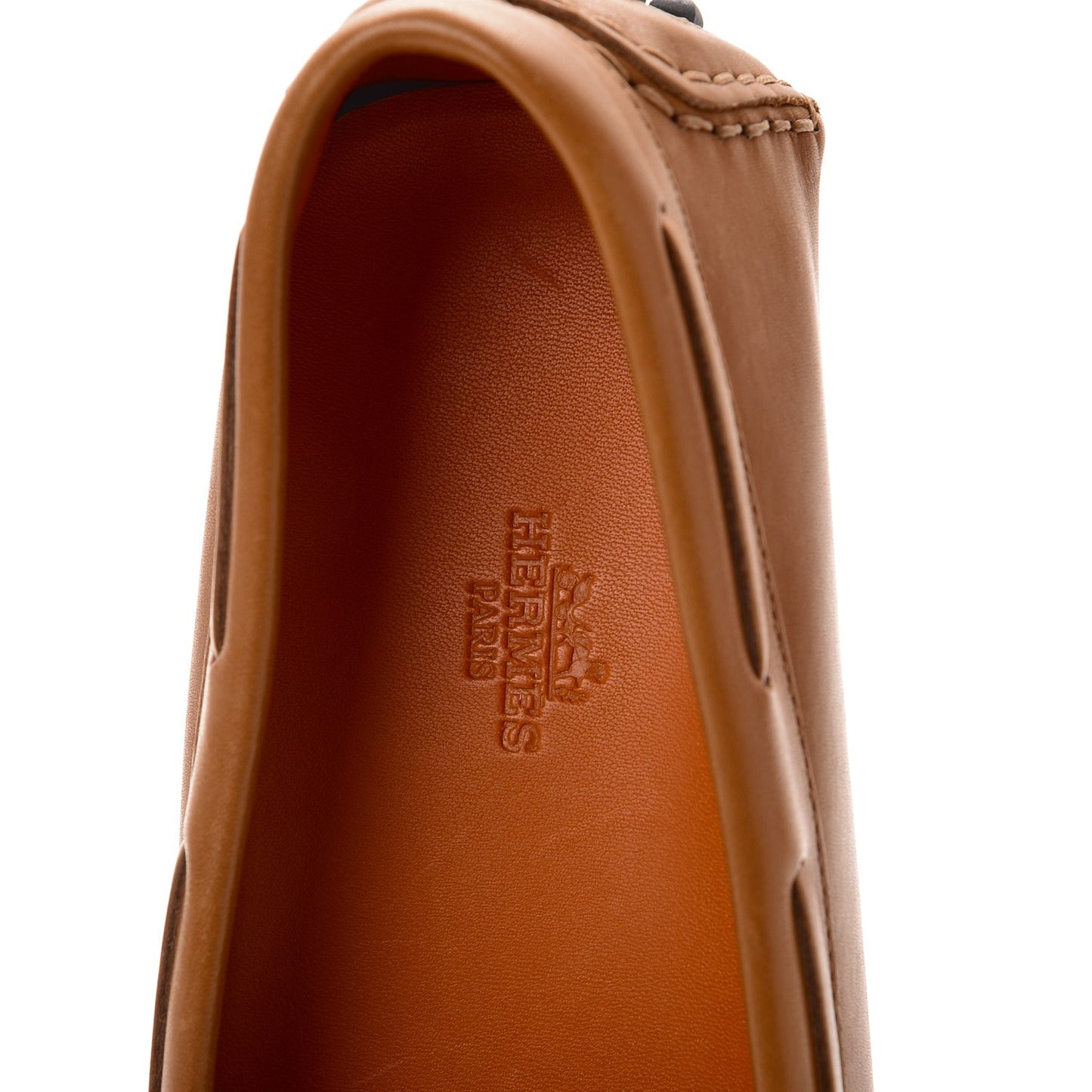 Mens Box Irving Driving Moccasin Loafers 41 Natural