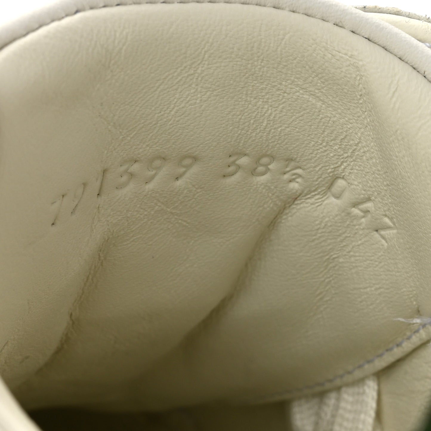 Ultralight Plume Calfskin Web Womens Ace Platform Sneakers 38.5 White