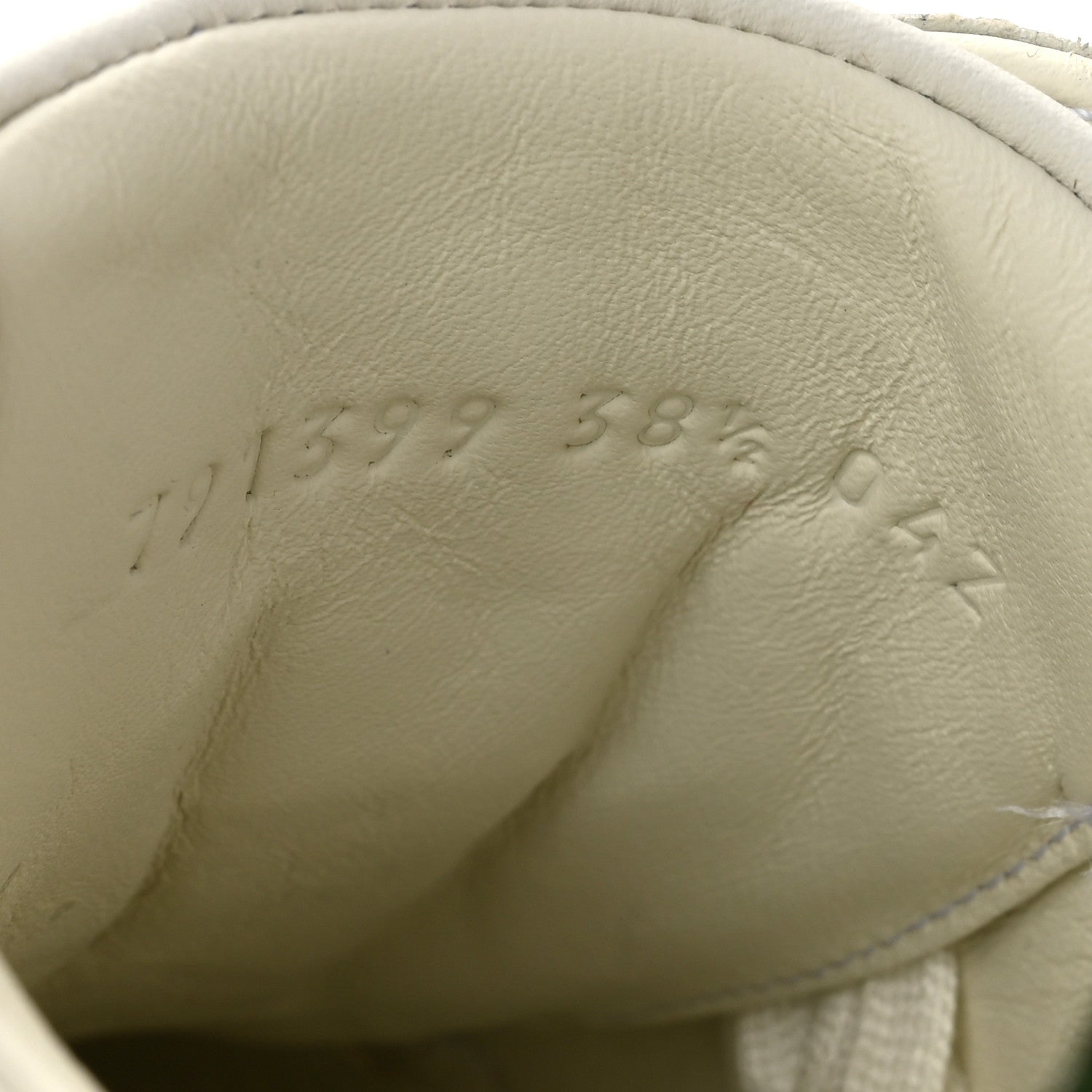 Gucci Ultralight Plume Calfskin Web Womens Ace Platform Sneakers 38.5 White 9 of 10
