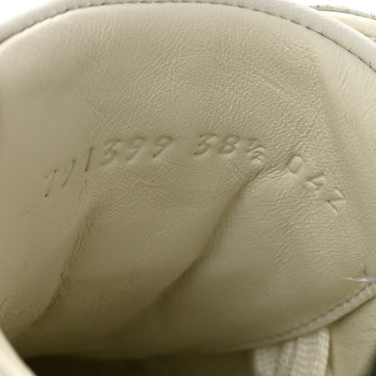 Gucci Ultralight Plume Calfskin Web Womens Ace Platform Sneakers 38.5 White 9 of 10