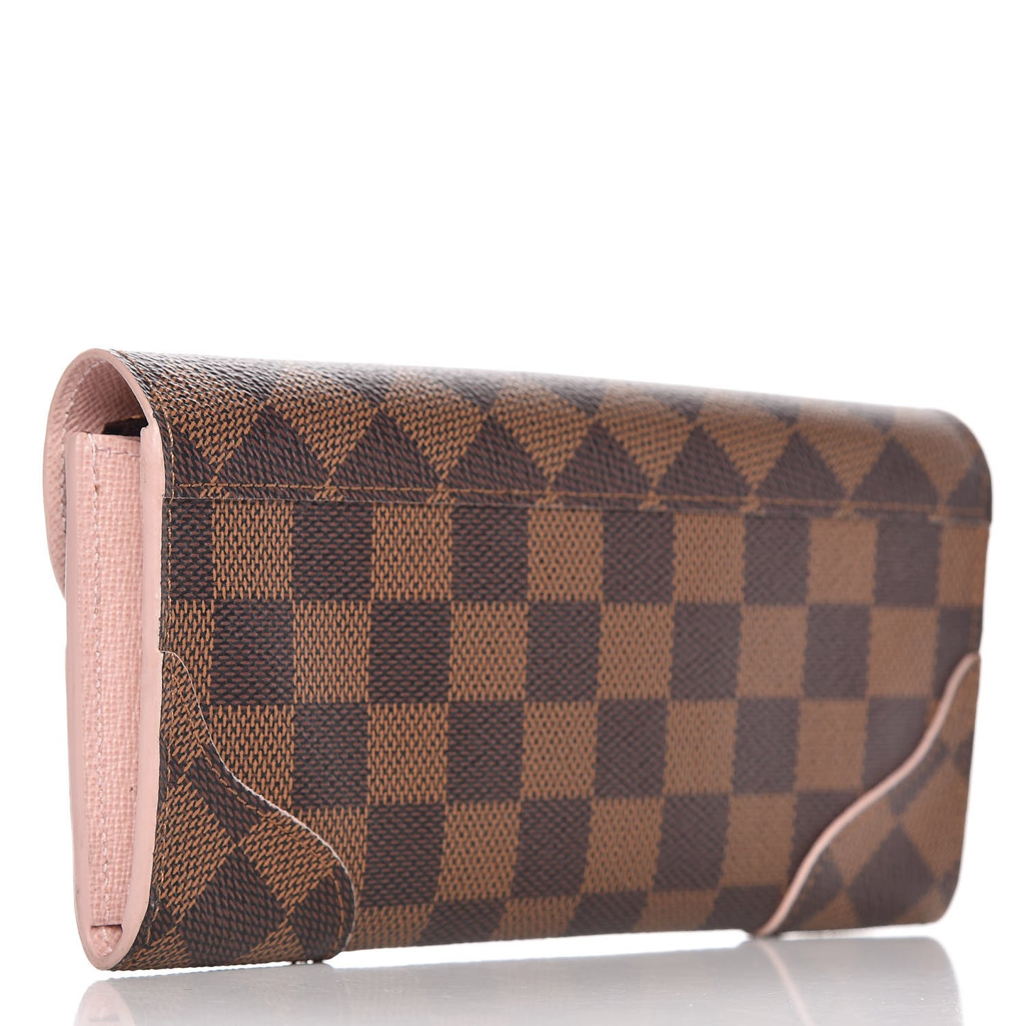 Damier Ebene Caissa Wallet Rose Ballerine
