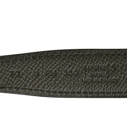 Hermes Swift Epsom 24mm H Cursives Belt 70 28 Mauve Pale Gris Meyer 5 of 6