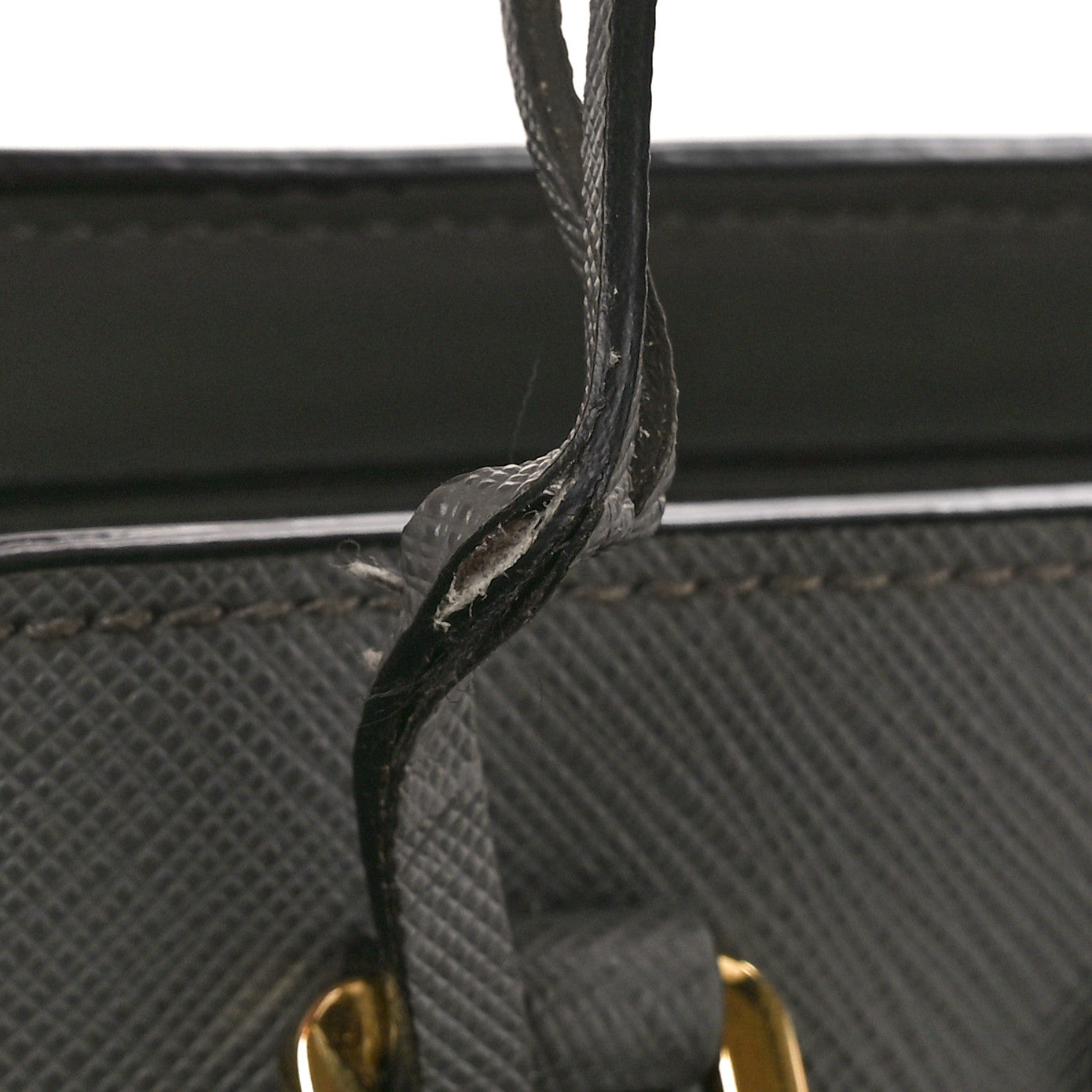 Saffiano Soft Calfskin Mini Zippered Tote Marmo