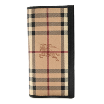 Burberry Haymarket Check Continental Wallet Black 1 of 12