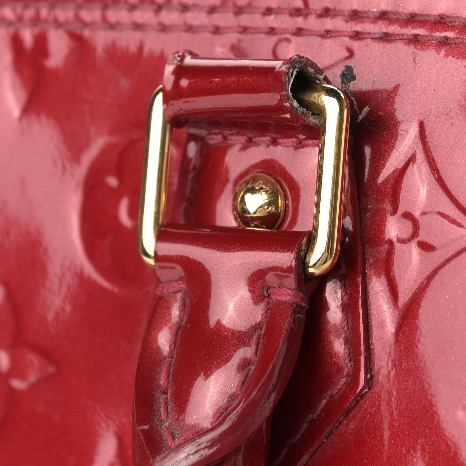 Louis Vuitton Vernis Alma GM Pomme D'Amour 19 of 22