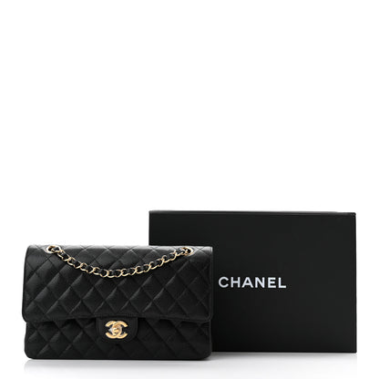 Chanel Caviar Quilted Medium Double Flap Black 12 of 12
