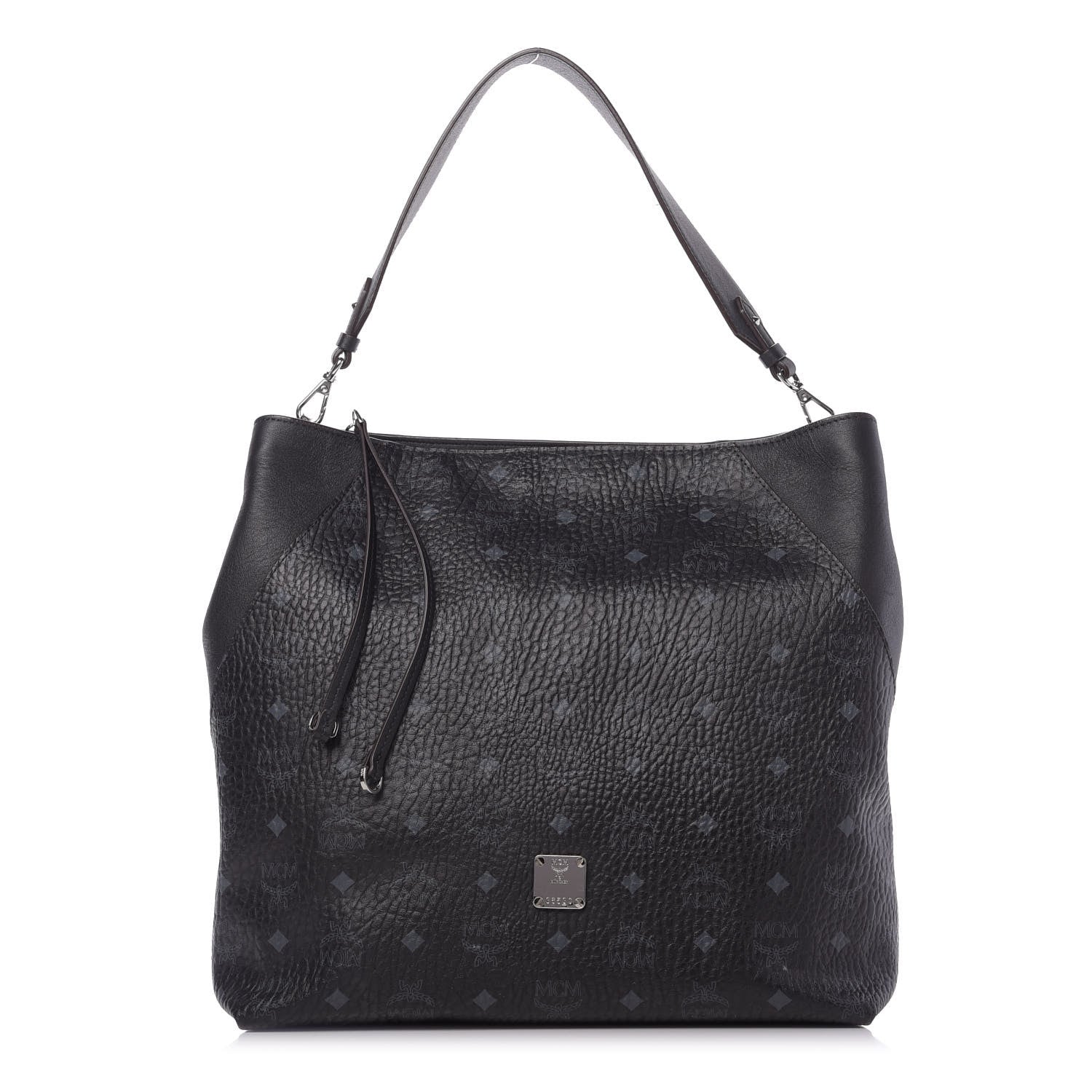 MCM Visetos Large Klara Hobo Black 1 of 10
