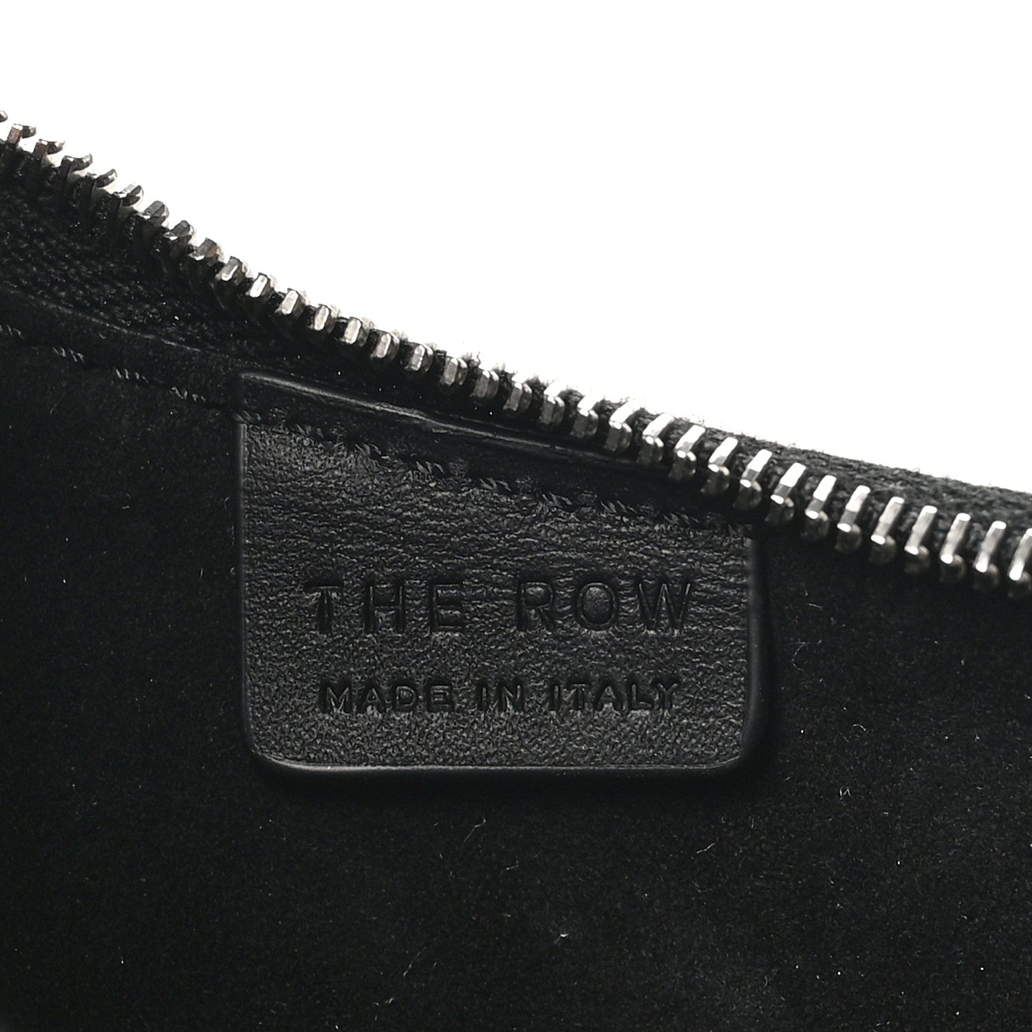 The Row Smooth Calfskin Half Moon Shoulder Bag Black 6 of 9