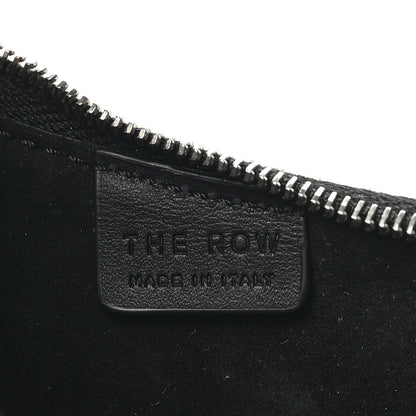 The Row Smooth Calfskin Half Moon Shoulder Bag Black 6 of 9