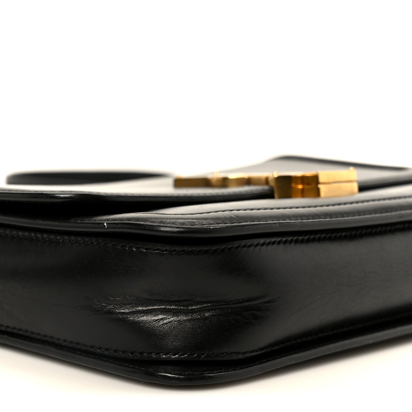 Box Calfskin Monogram Medium Solferino Satchel Black