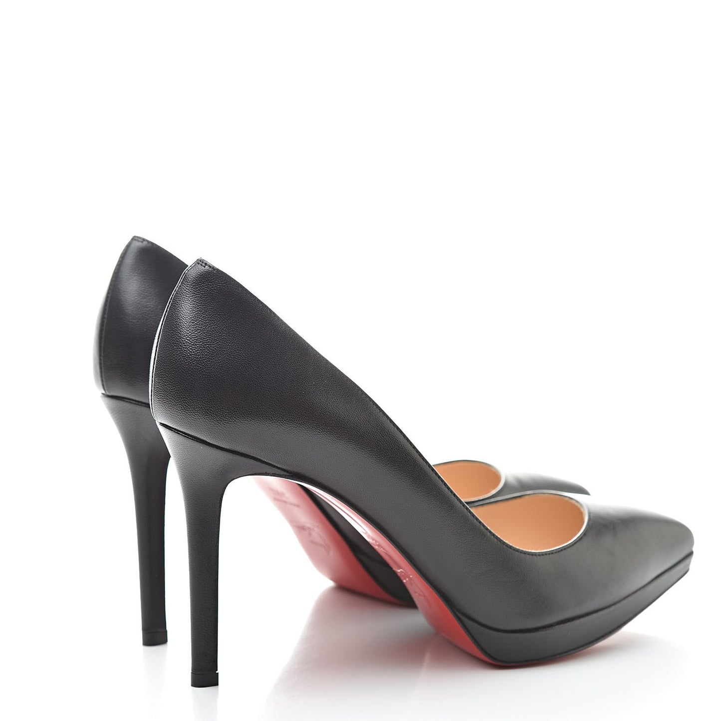 Shiny Nappa Pigalle Plato 100 Pumps 39.5 Black