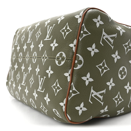 Louis Vuitton Calfskin Monogram Speedy P9 Bandouliere 30 Green Sancha 11 of 12