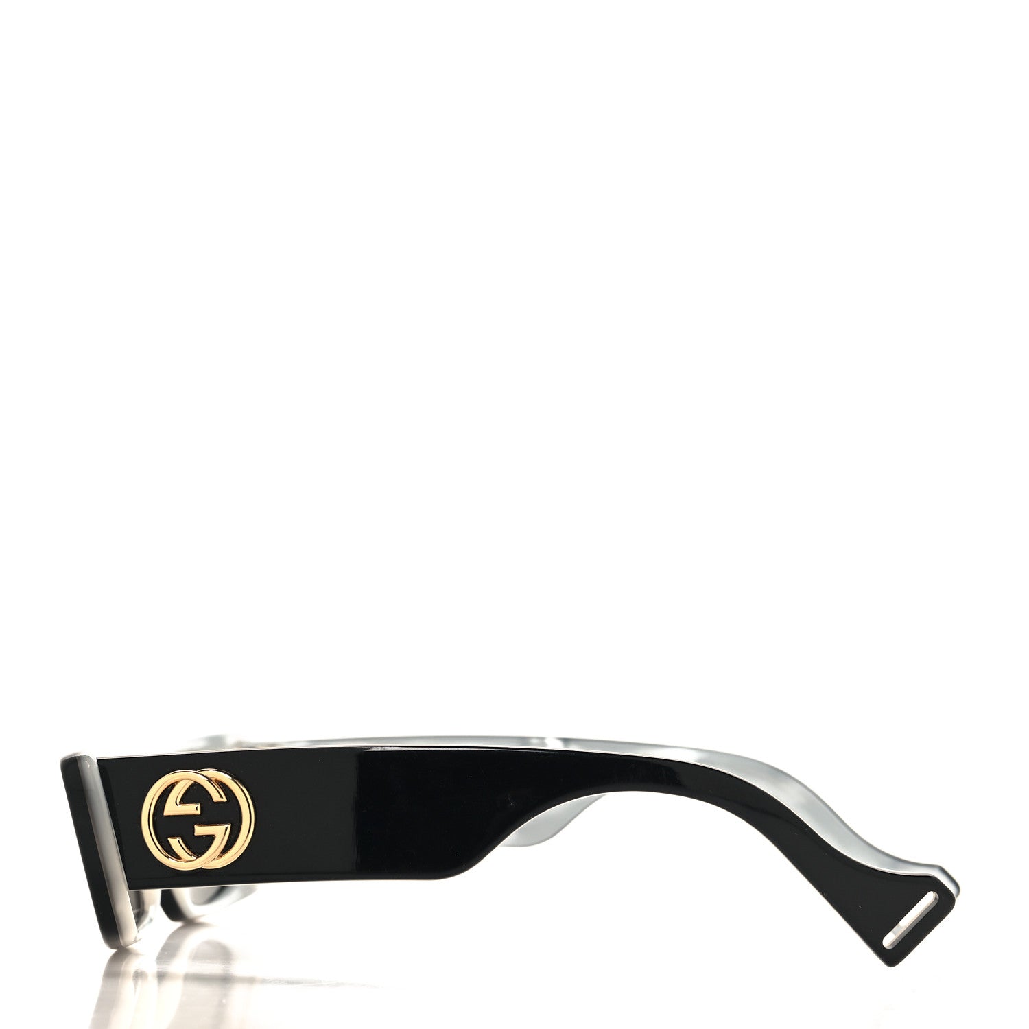 Gucci Acetate Rectangular Sunglasses GG0516S Black 3 of 7