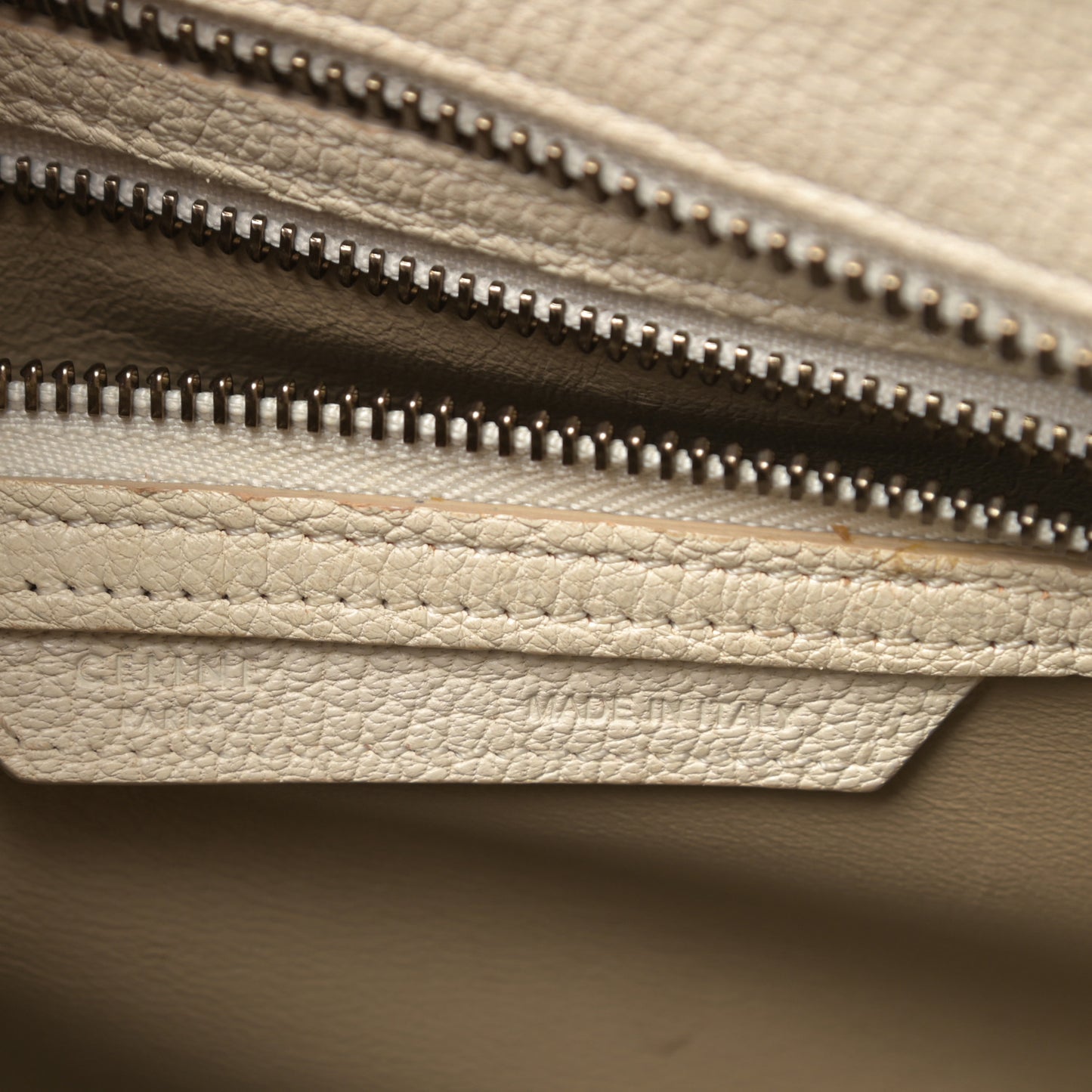 Goatskin Micro Luggage White
