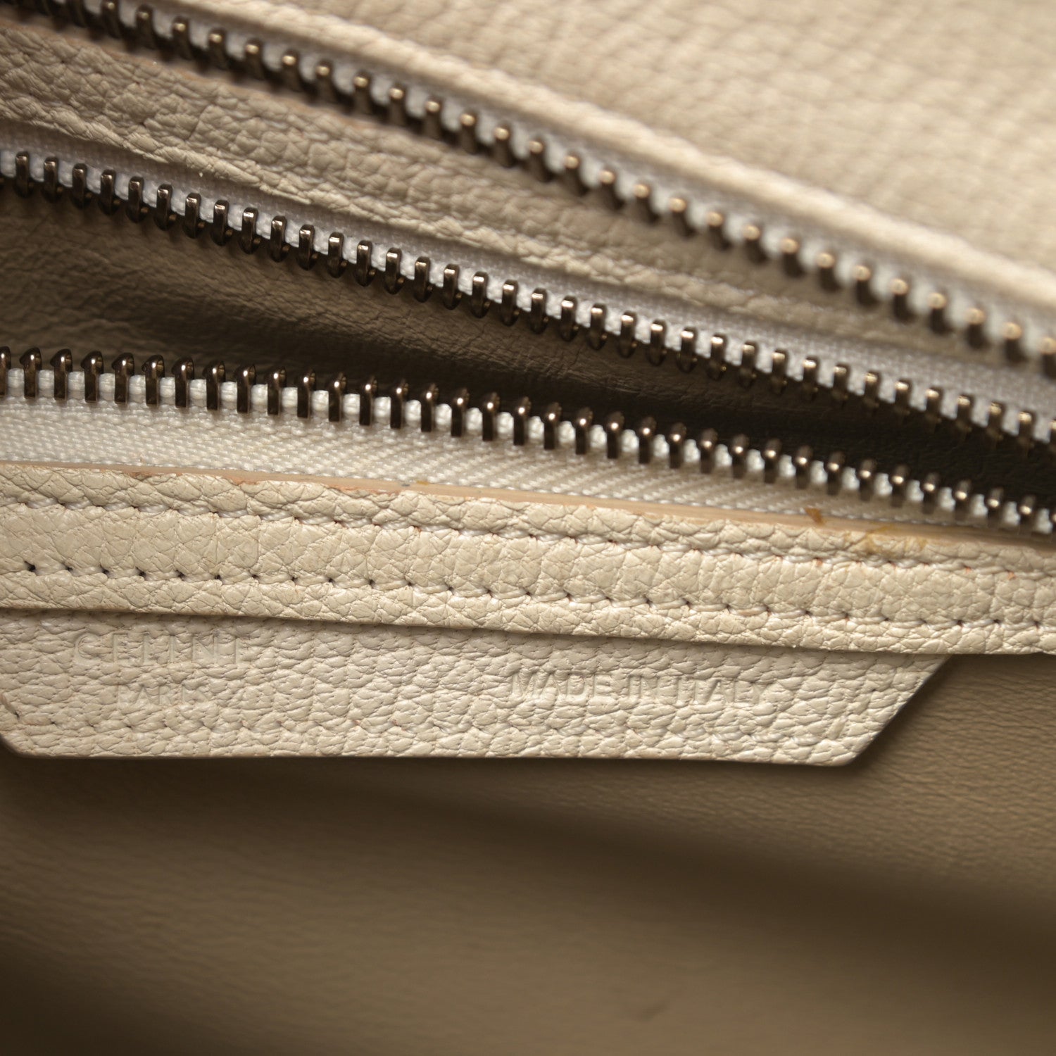 Celine Goatskin Micro Luggage White 6 of 21