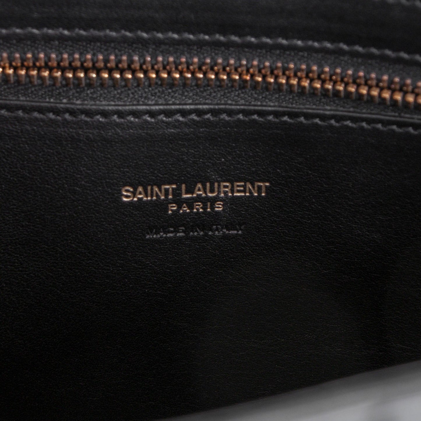 Calfskin Matelasse Chevron Small Monogram Cabas Black