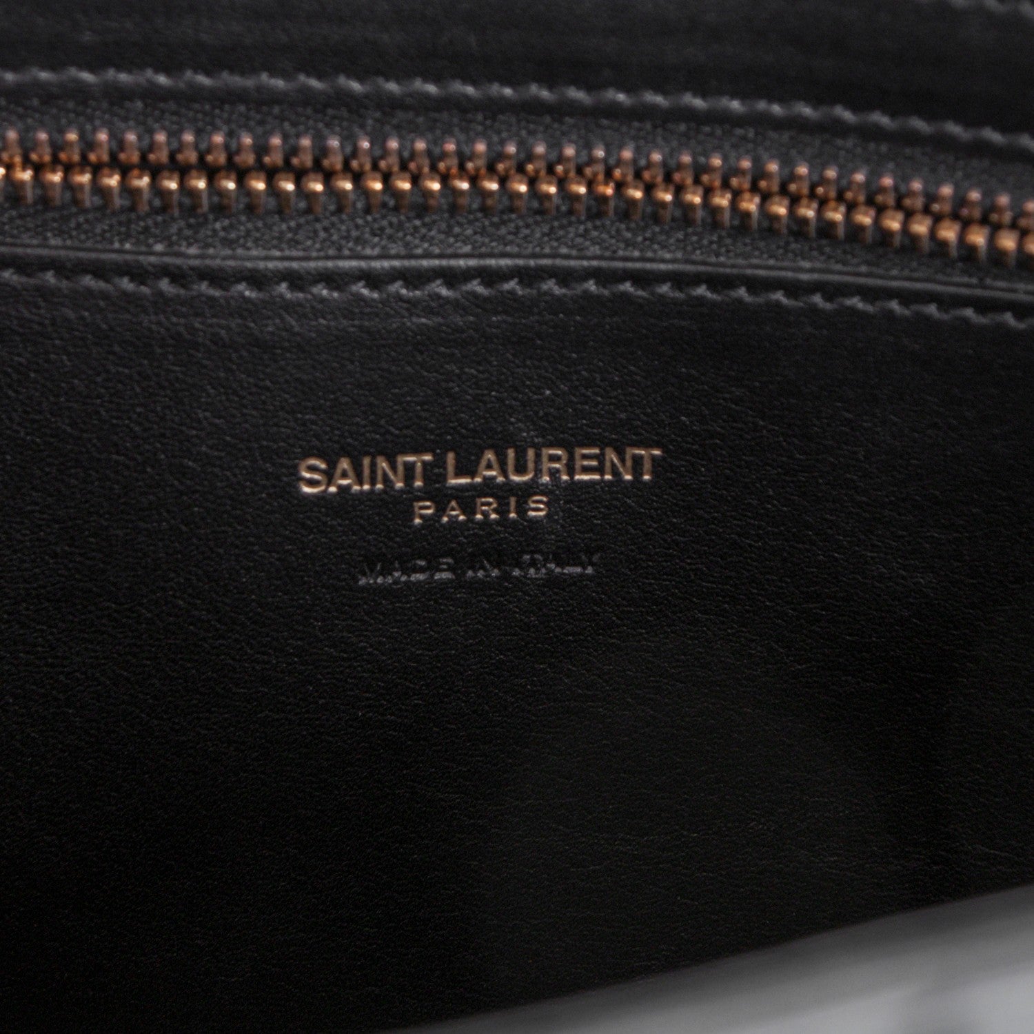 Saint Laurent Calfskin Matelasse Chevron Small Monogram Cabas Black 6 of 7